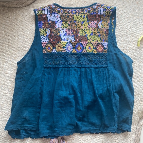Free People embroidered top - small - Picture 5 of 7